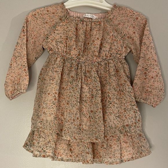 TroiZenfantS | Size 18 month | Bohemian Floral Dress | Peasant | Tiered | GUC - Picture 1 of 6